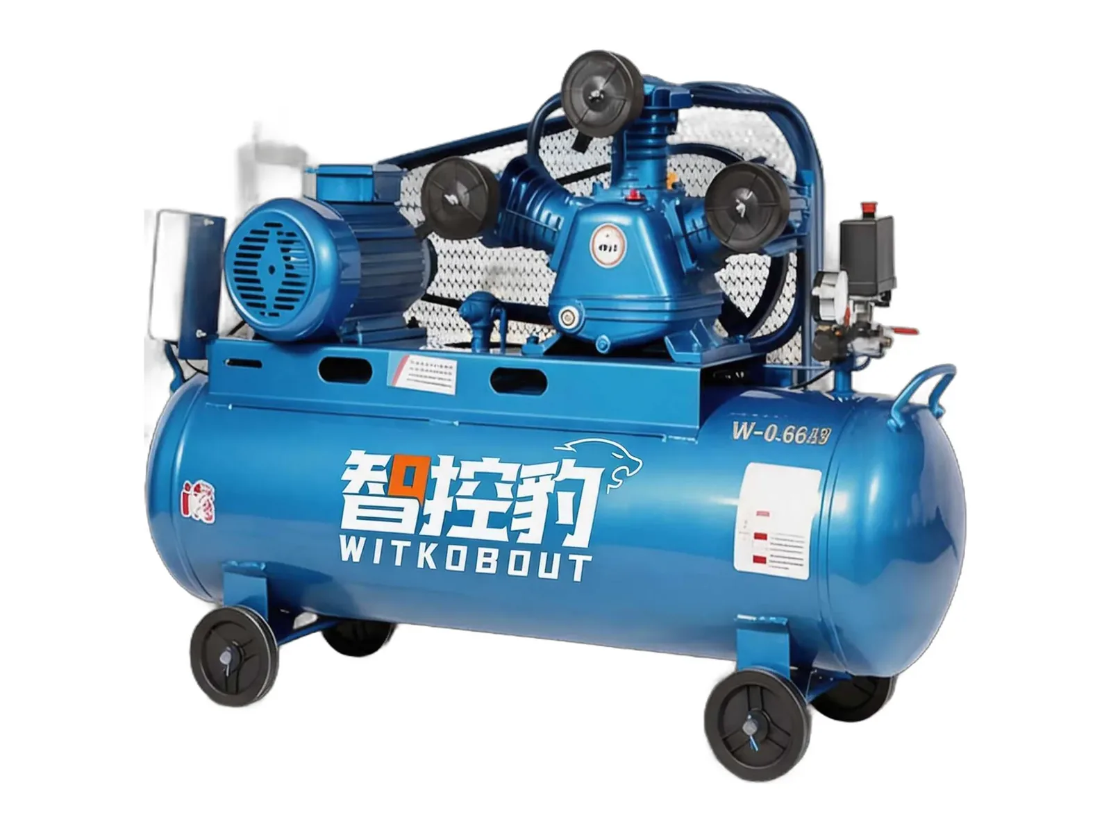 WITKOBOUT Belt-Driven Piston Compressor