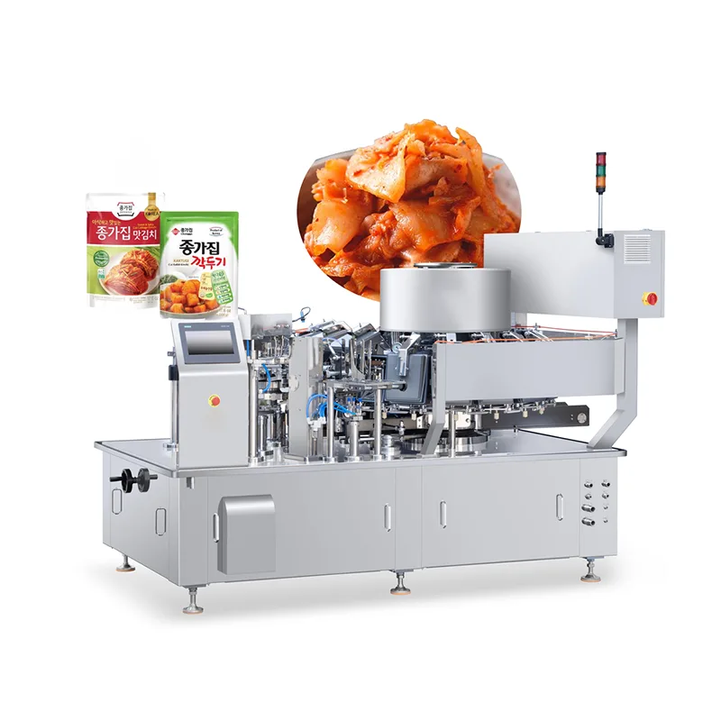 Premade-Bag Vacuum Filling Sealing Machine