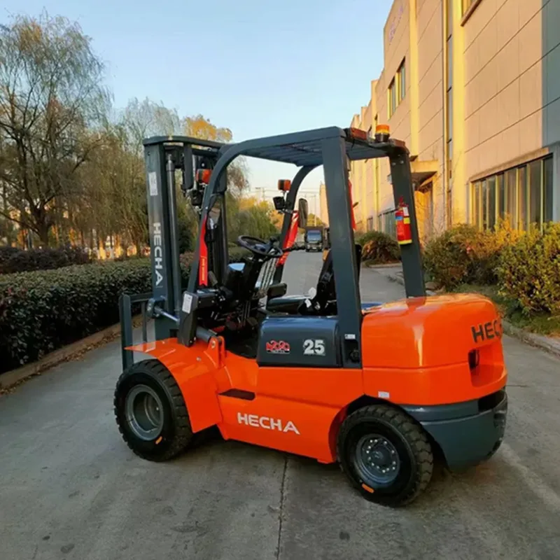 Wide-View Electric Forklift